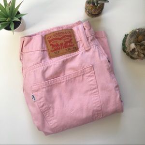 NWOT Levi’s pink jeans